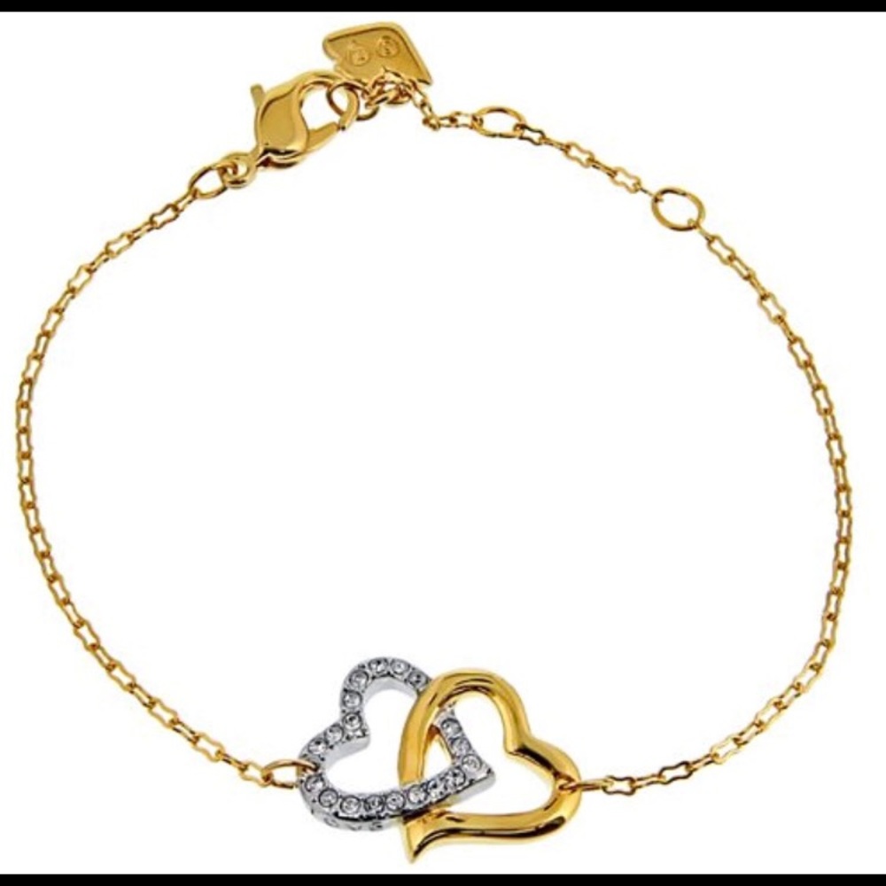Swarovski Interlocking Crystal Hearts Bracelet!